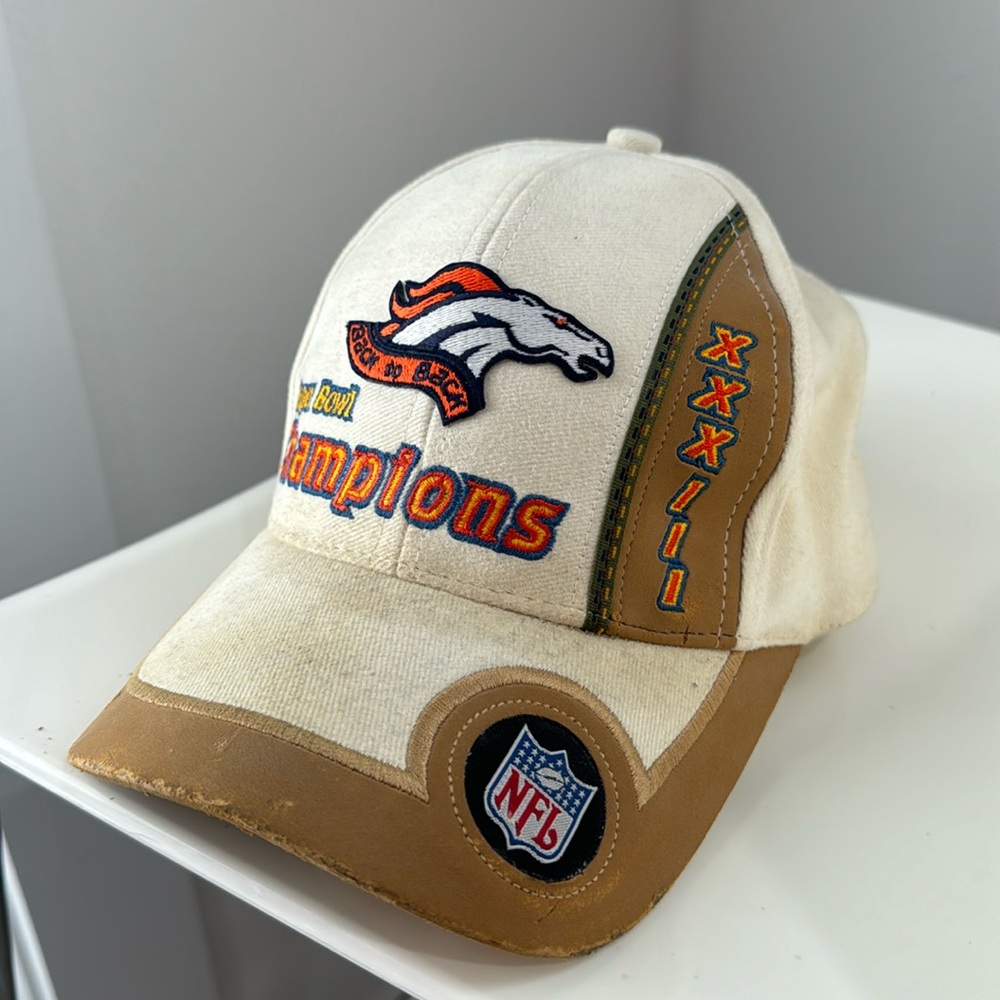 Men's vintage Denver Broncos Super Bowl 33 XXXIII Adjustable Hat